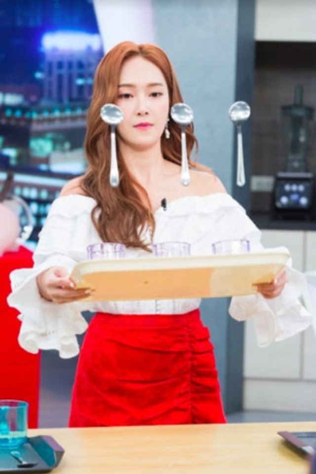 Jessica上节目玩游戏