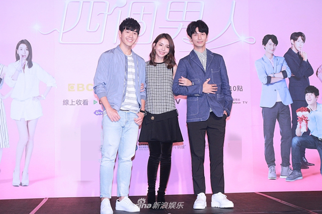 李毓芬(中)、严爵、吴岳擎