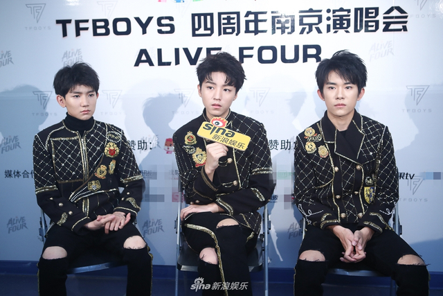 组图：成军4周年 TFBOYS三子谈成长与突破