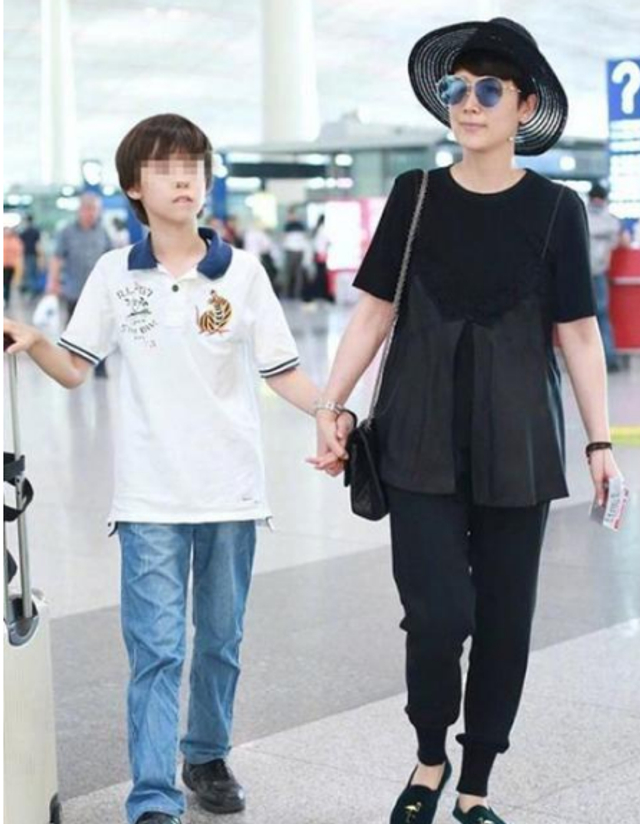 海清与儿子