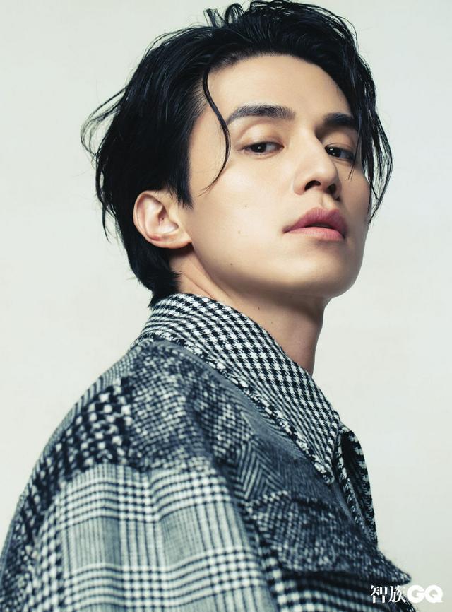李棟旭 男士2025夏季李栋旭同款流行时尚长袖衬衣简约修身立领小衬衫