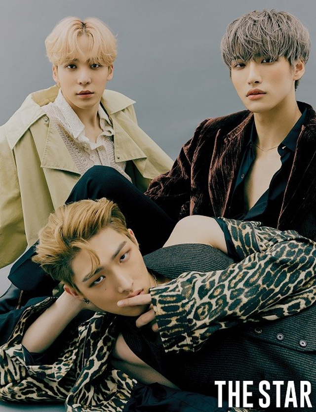 韩男团ateez登时尚杂志 成员发色多彩帅气