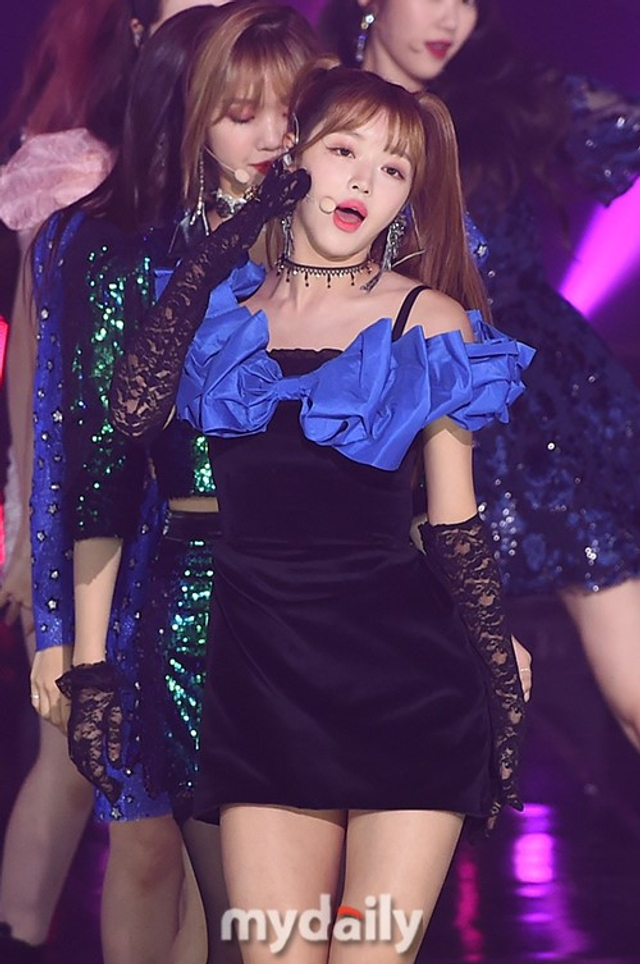 ohmygirl登打歌舞台喜夺冠军