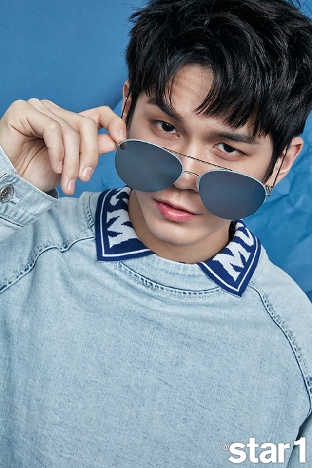 wannaone拍时尚宣传写真 展帅气不羁魅力