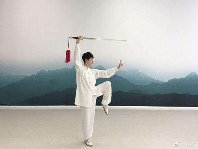 道骨仙风！海清变身功夫达人