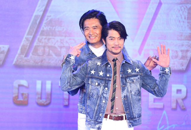 组图：电影《无双》在京举办发布会 周润发郭富城一同出席