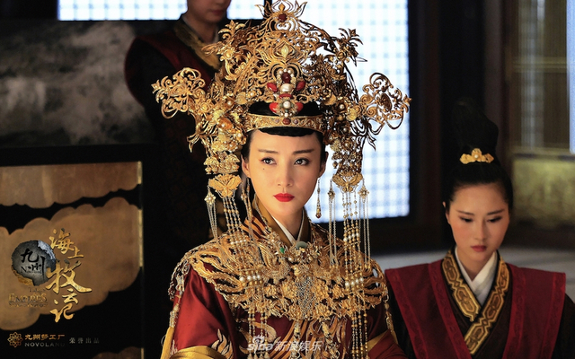 组图：《九州·海上牧云记》曝光剧照 蒋勤勤艳冠后宫