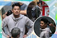 郭富城新电影香港开拍 穿冬天戏服被热到吐舌散热模样可爱