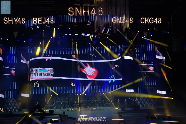 组图:美女如云!SNH48 GROUP众位队长带200多位队员现身