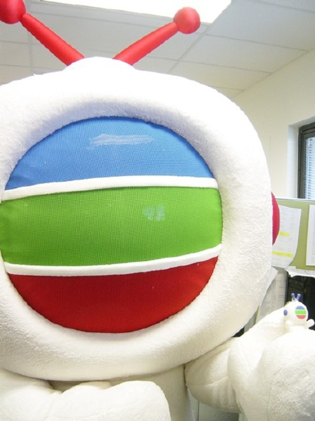 11每年台庆都会有tvbuddy出现4/11tvbuddy乃香港无线的人形立体吉祥物