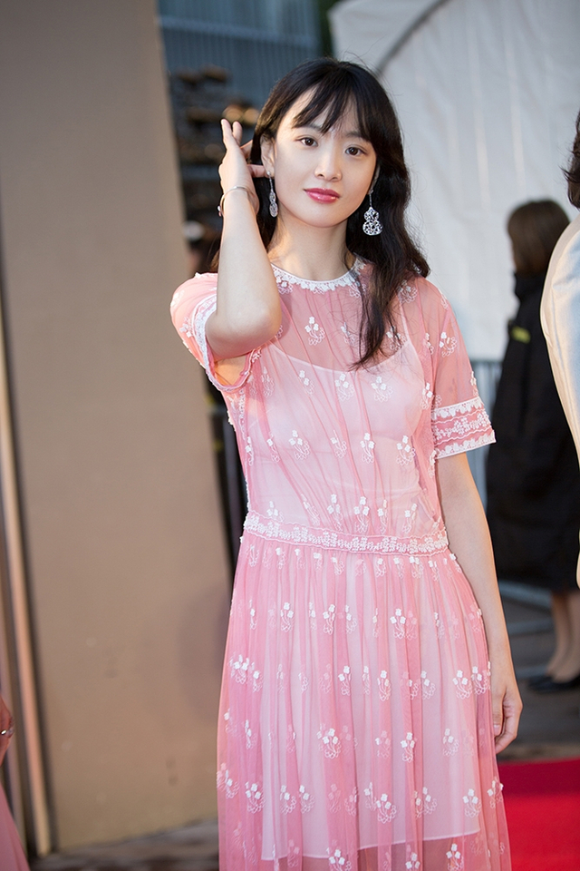 李梦亮相东京电影节红毯