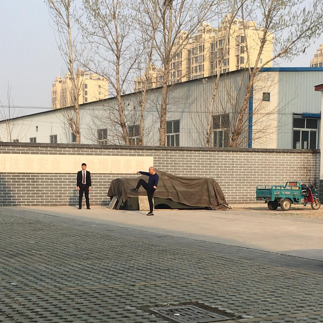 王小利赛前热身