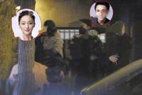 周迅陈坤相约好友聚会 分别时街头拥抱温馨有爱
