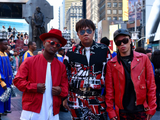 组图：王宝强与南征北战NZBZ肖央纽约街头尬舞