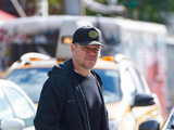 组图：马特·达蒙全黑装扮低调现身纽约街头行色匆匆