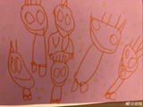 组图：谢楠晒长子暖心作品 吴所谓画画不忘弟弟懂事乖巧