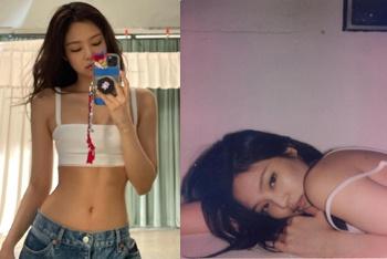 Jennie秀曲线身材好辣
