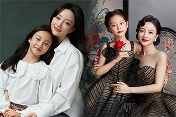 李小璐甜馨母女写真
