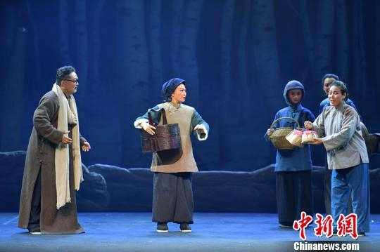 秦腔《易俗社》剧照。