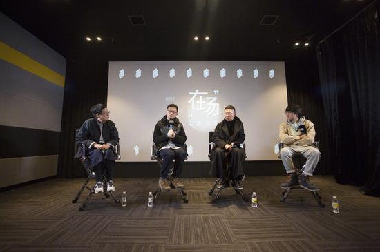导演许鞍华、导演高则豪、编剧李樯、First策展总监段炼