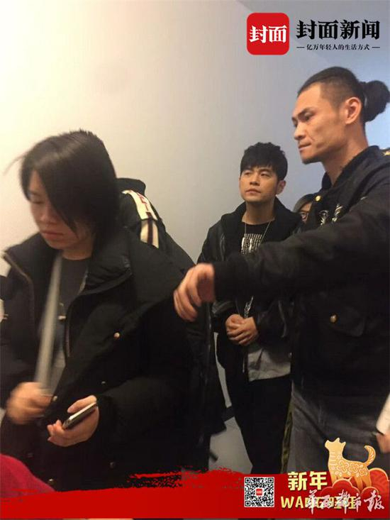 周杰伦参加彩排