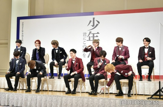 HiHi Jets、美少年两个组合出席《少年们 这首歌送给你》制作发布会