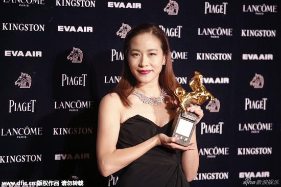 林嘉欣凭借《百日告别》拿到影后