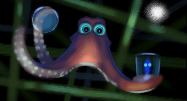 从概念画上可以看出，环境略阴森，给人一种紧张感