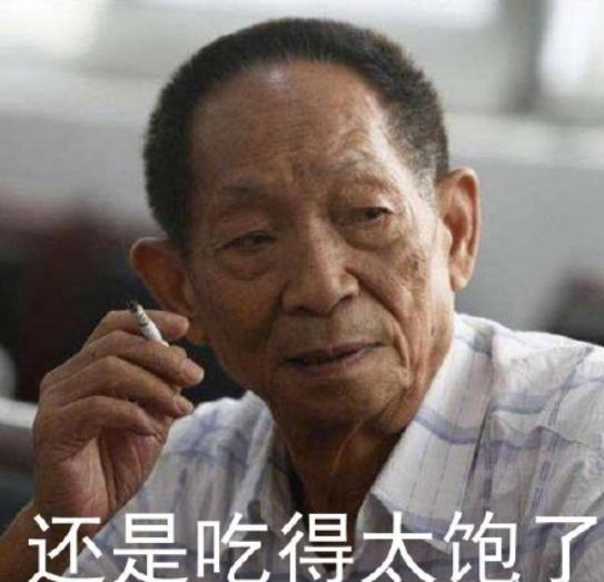 袁隆平采访中回应自己“吃的太饱”网红表情包