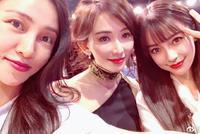 林志玲晒与Baby雷佳音等人合影 众人对镜比耶心情大好