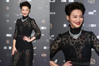 从第一打女到实力影后!惠英红深V透视露腿Hold全场