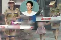 怀了吗?章子怡接女儿放学 穿亲子碎花裙身材仍纤细