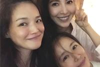 林心如舒淇杨谨华闺蜜聚会 三女神素颜同框比美