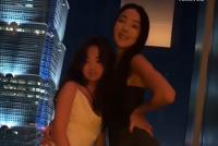 吴速玲为女儿办生日派对 13岁Grace打扮成熟时尚