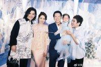 向佐郭碧婷为3岁女儿庆生 冰雪奇缘主题派对童话感满满
