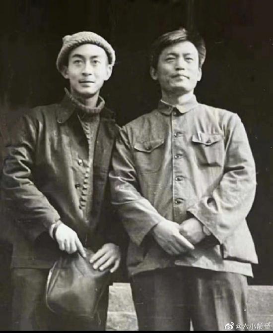 六小龄童晒与戴英禄合照