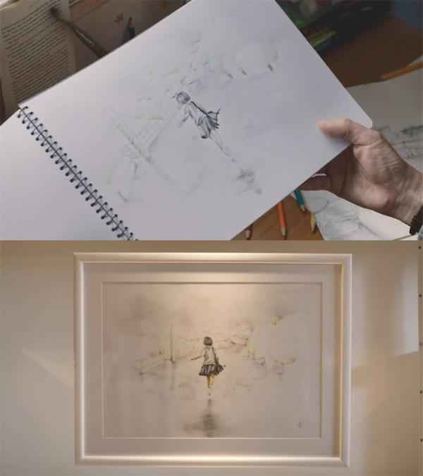 　　1998年的“黄雨萱”（陈韵如的躯壳）看到李子维画她的画。在第一个时空，她也在王诠胜工作室看到这幅画，王诠胜告诉她，画中是他的初恋情人。这意味着，王诠胜和李子维是同一个人