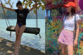 林峯前女友长腿吸睛