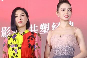 杨千嬅吉娜同框比美