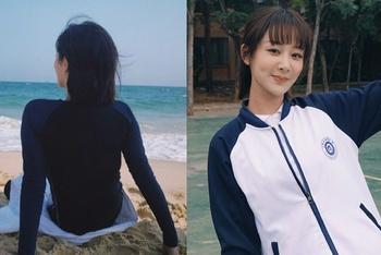 杨紫晒剧组花絮照