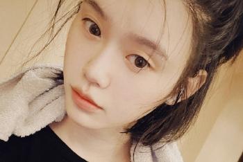 奚梦瑶产后健身状态好