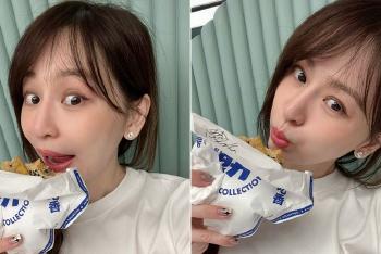 王心凌晒练习休息照