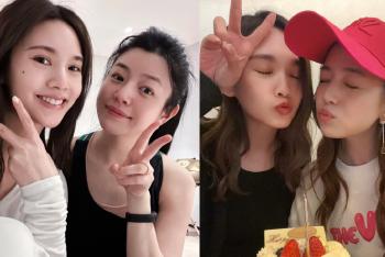 杨丞琳晒与陈妍希合照