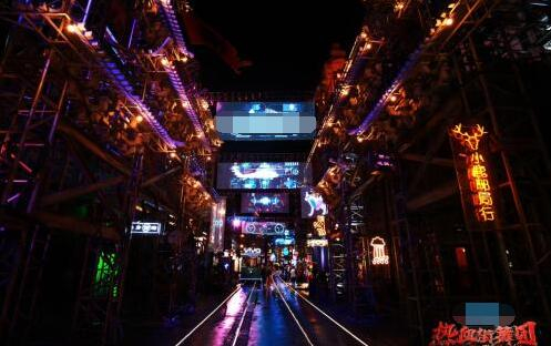 《热血街舞团》录制街景