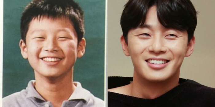 朴叙俊小学毕业照眼睛笑不见 高中青涩模样曝光
