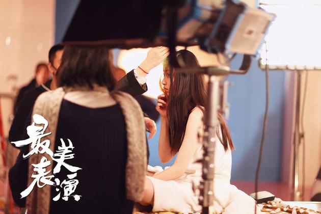 倪妮短片拍摄现场