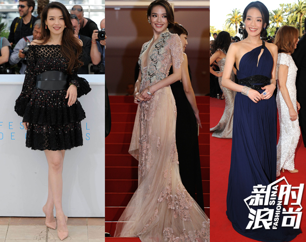 舒淇-戛纳电影节红毯造型