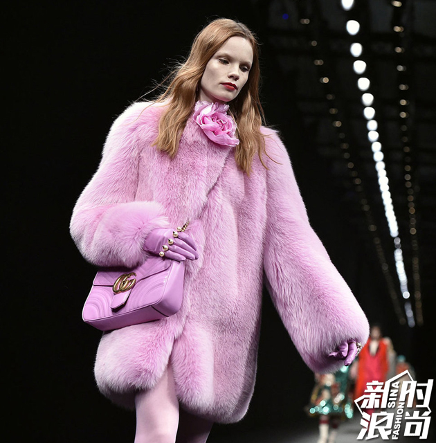 GUCCI皮草大衣