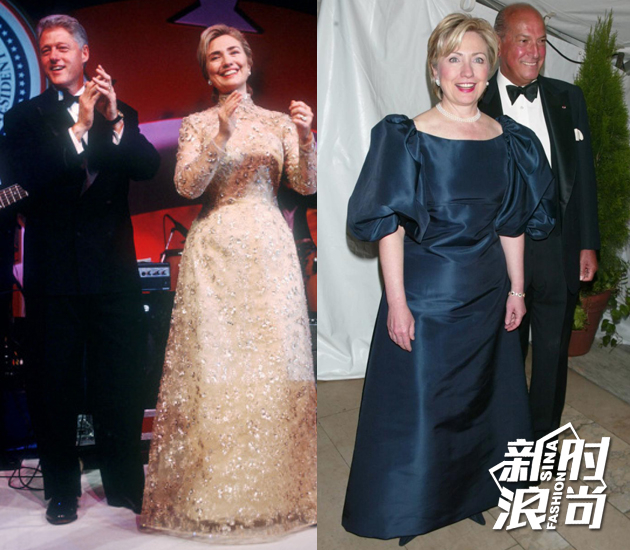 希拉里身穿Oscar-de-la-Renta
