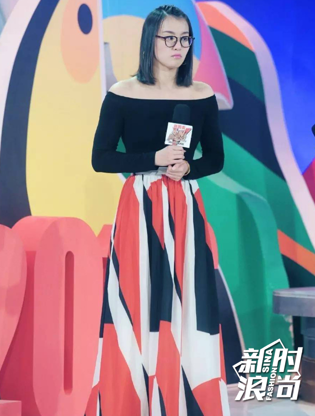 傅园慧长裙